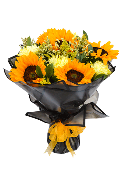 Sunflower Bouquet Greetfleets.com