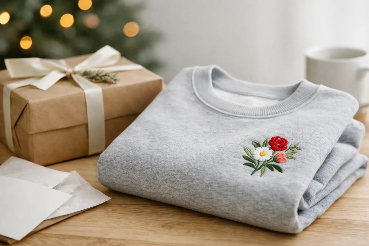Why an Embroidered Sweatshirt Gift Works