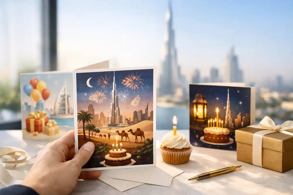 Dubai Birthday Cards That Feel Personal