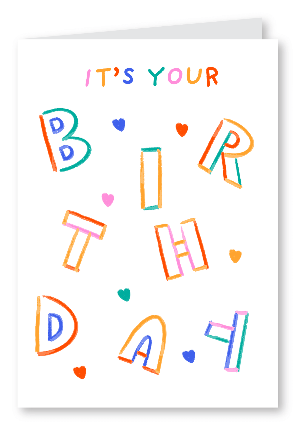 Personalised birthday card delivered in Dubai from the UK