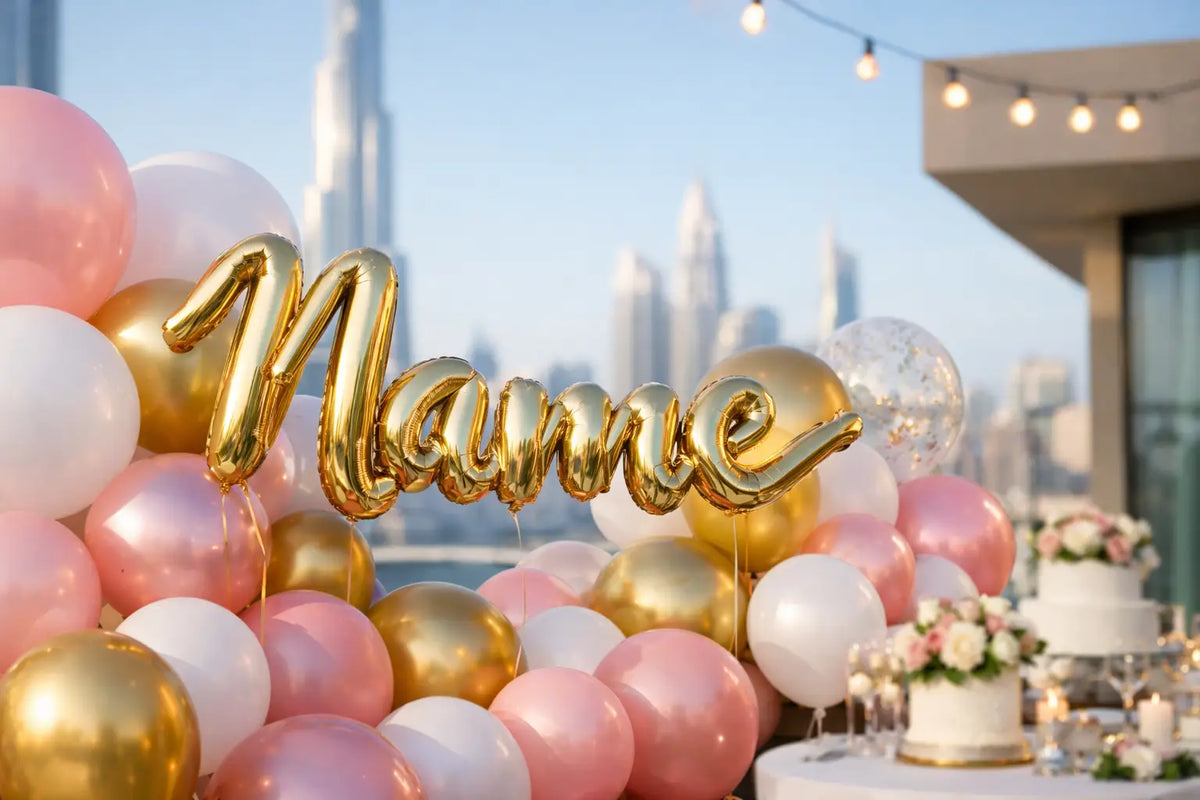 Custom Name Balloons Dubai for Any Celebration