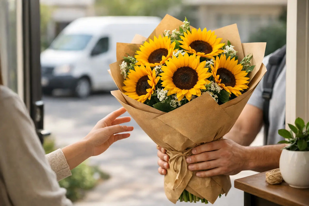 Sunflower Bouquet Delivery Made Easy