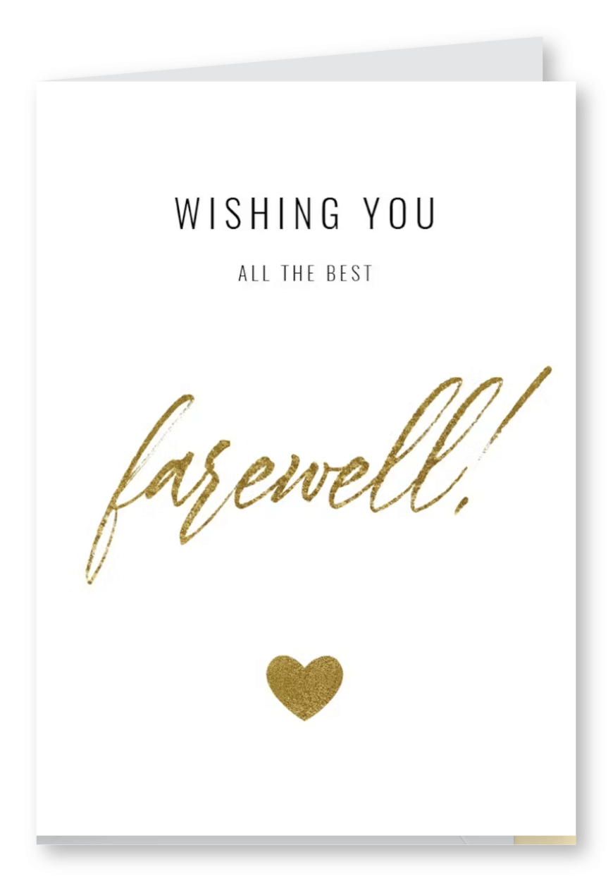 Farewell & Goodbye Cards UAE | Online Leaving Cards – Greet Fleets ...