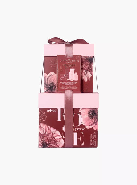 Luxury Bathing Company Velvet Rose Peony Bathing Gift Set greetfleets