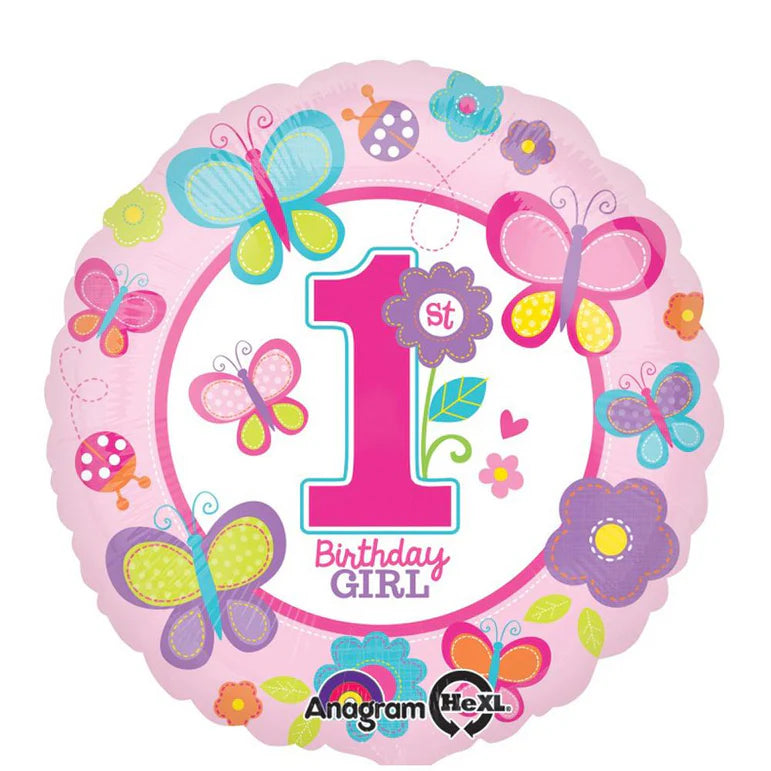 Sweet Birthday Girl Foil Balloon 18in