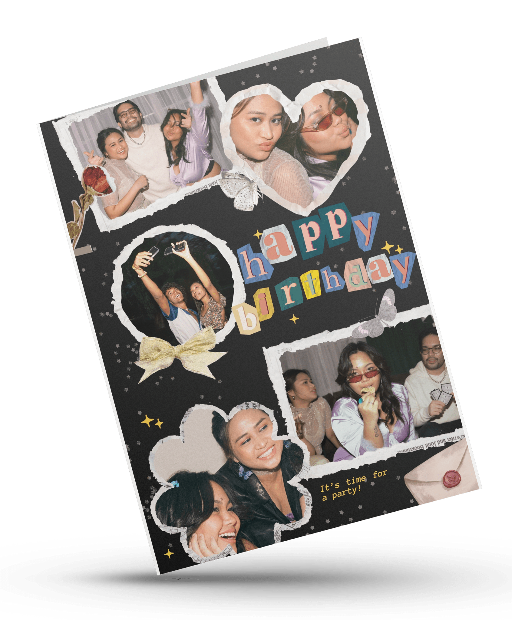 Personalized Polaroid Photo Birthday Card