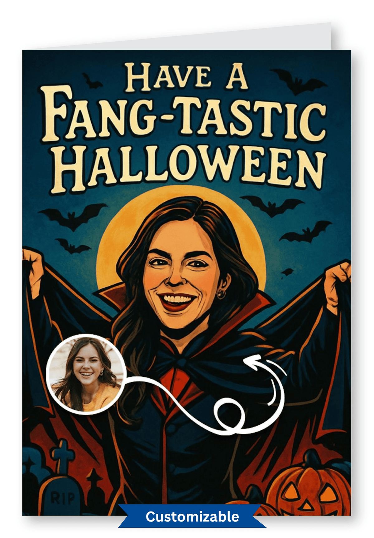 Fang-tastic Halloween Halloween card