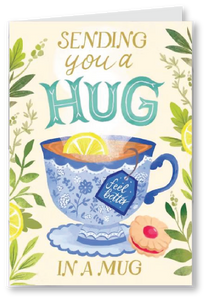 Hug in Mug- Get Well Soon Card