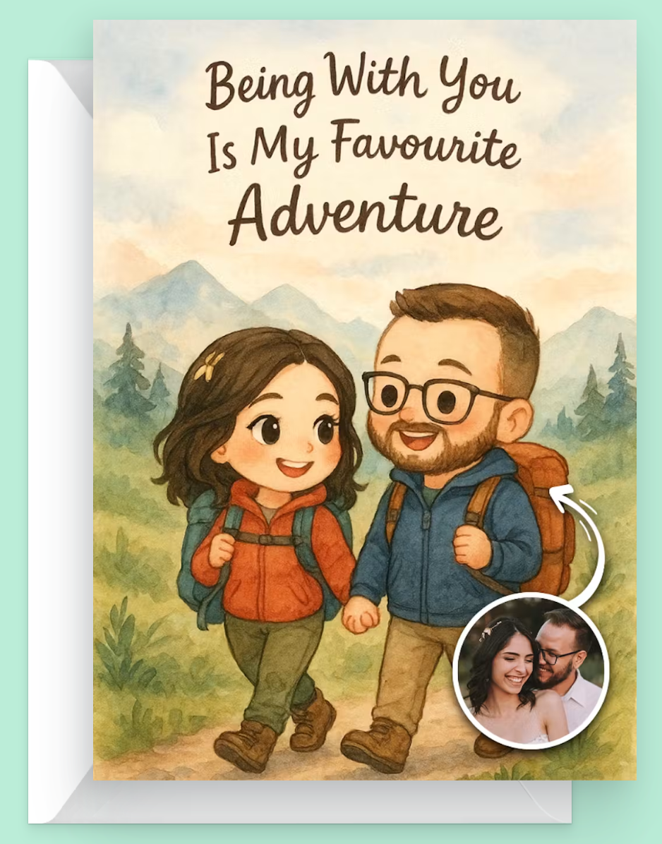 My Fave Adventure Happy anniversary Ai card