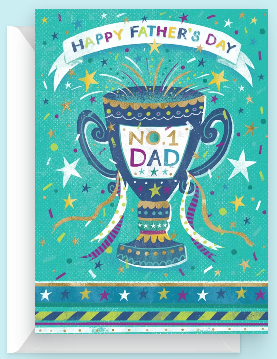 Dad Trophy Father's day card
