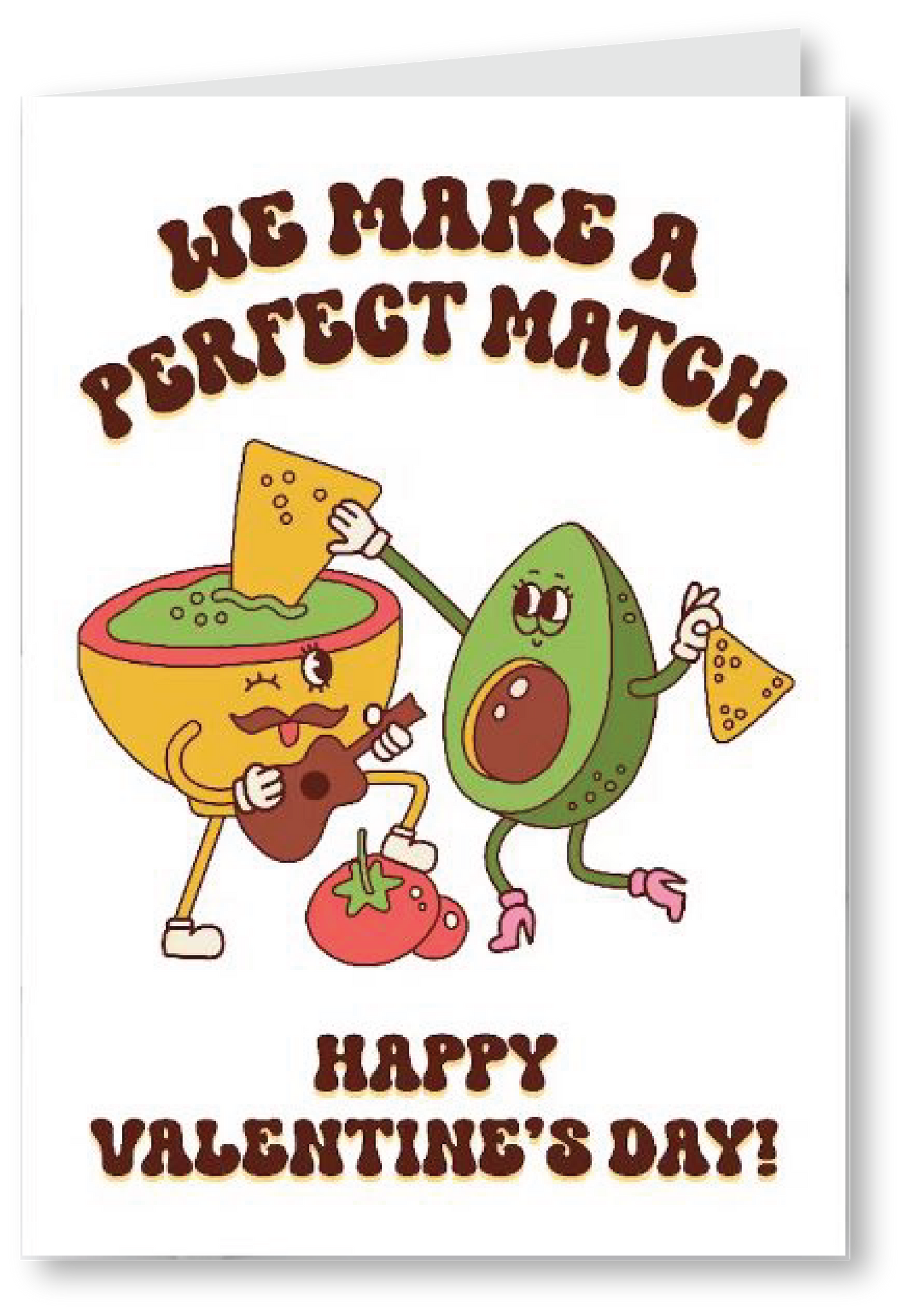 Perfect match - valentine's day card