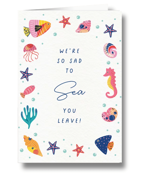 SEA ya! Farewell card