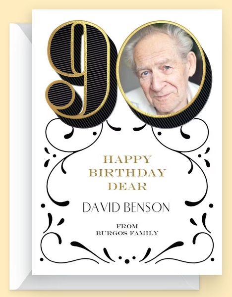Milestone Birthday Card 90th