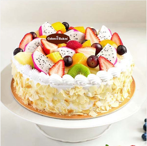 Fresh Fruit Fantasy Cake
