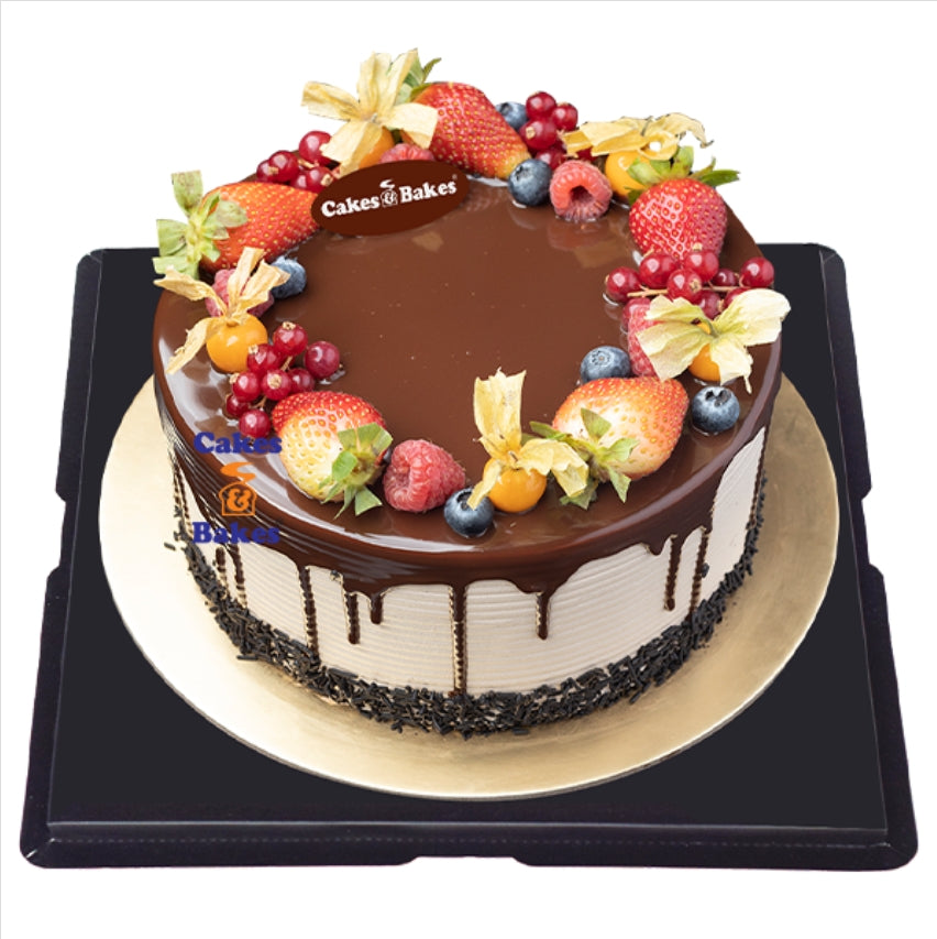 Raspberry Chocolate Drip Cake