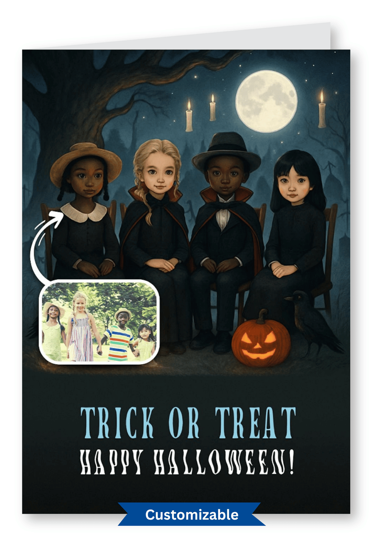 Spooky Fun Season Halloween card