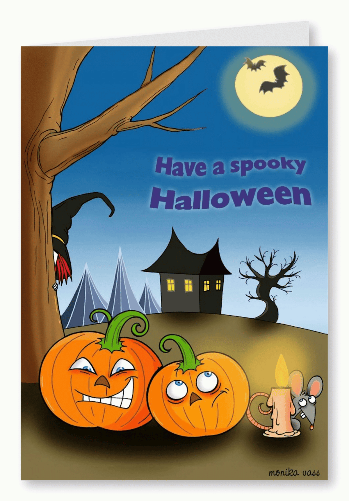 Spooky Halloween - Halloween card