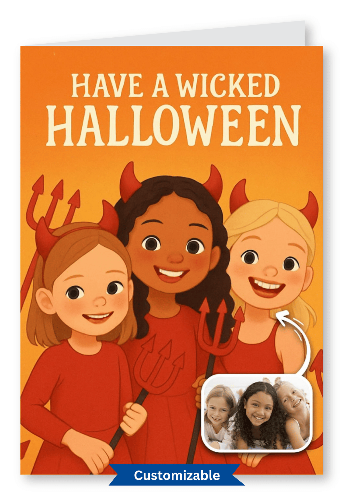 Wicked Halloween Ai Magic Photo -Halloween card