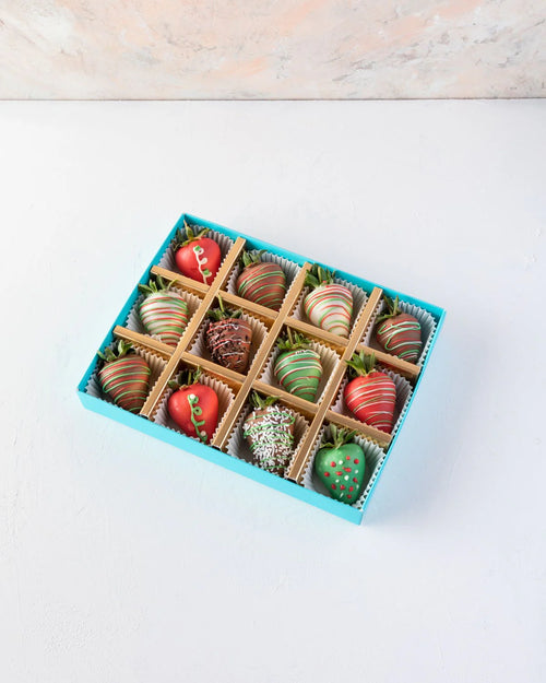 12pcs Christmas Strawberries