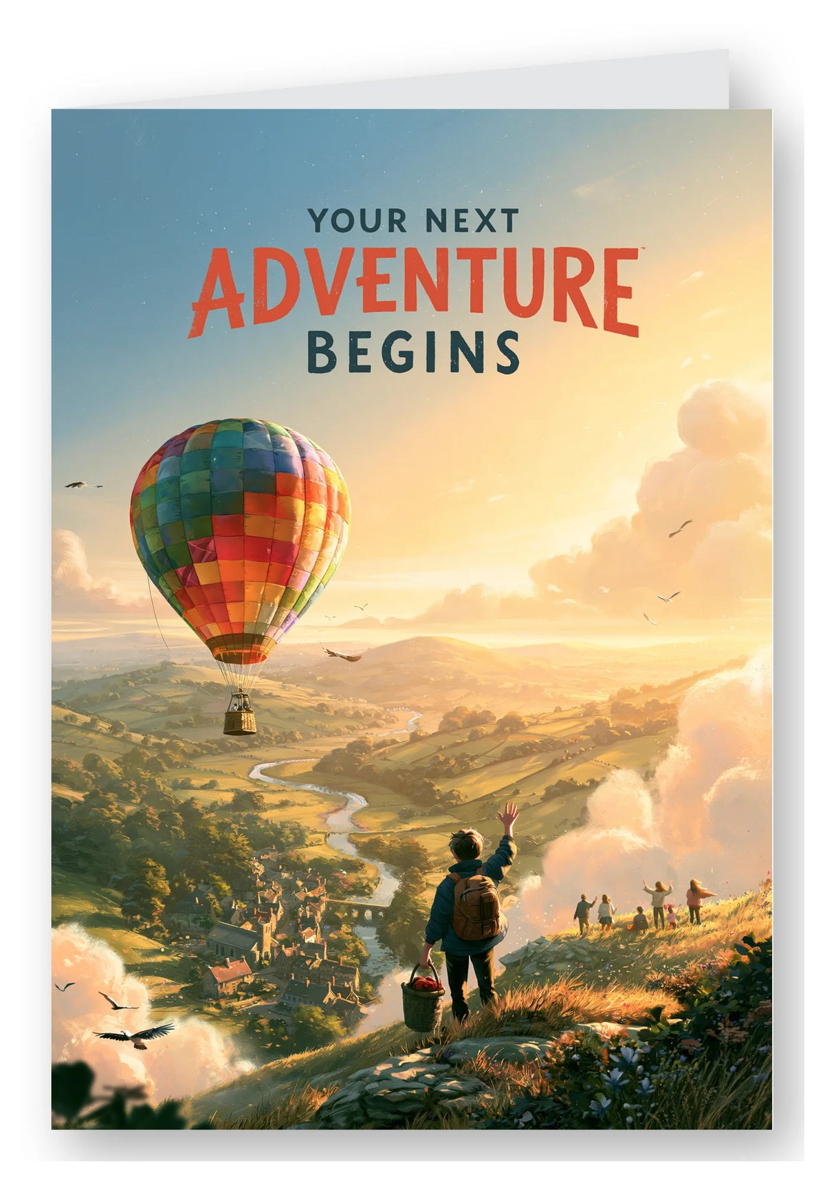 Your Next Adventure Begins Farewell Card - Hilltop