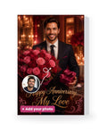 Happy Anniversary, My Love – AI Face Card