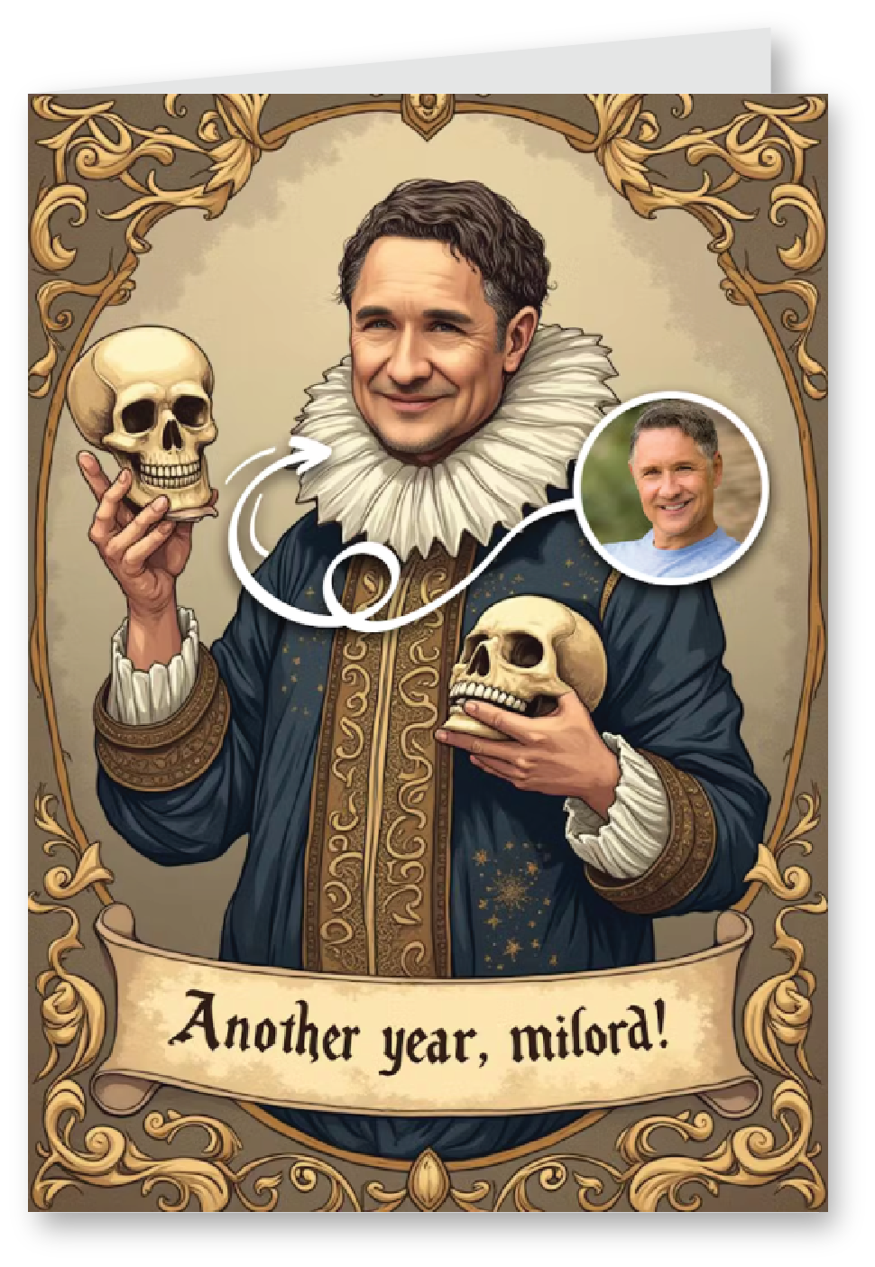 older & Wiser - Ai Magic Photo Birthday Card