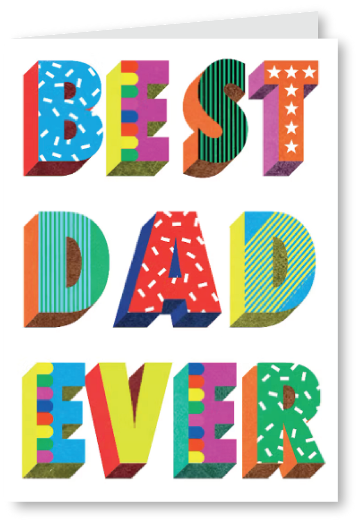 Full of colors - father's day card
