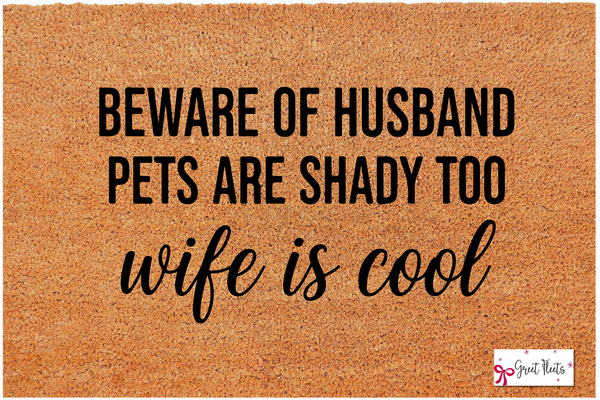 Unique Housewarming Gift | Funny Family Doormat | Greet Fleets