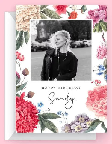 Garden Glory Birthday Card