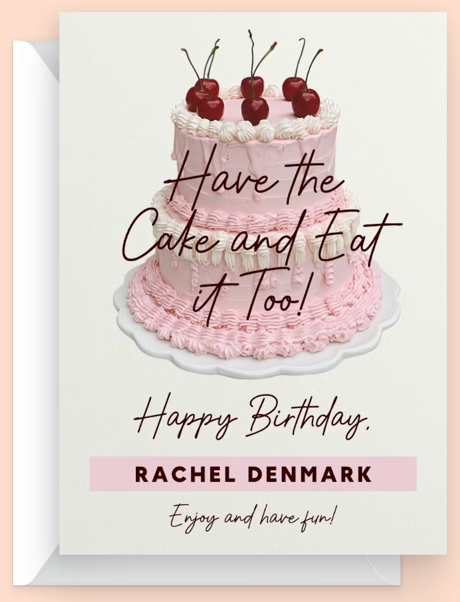 Slice of Fun Happy birthday card