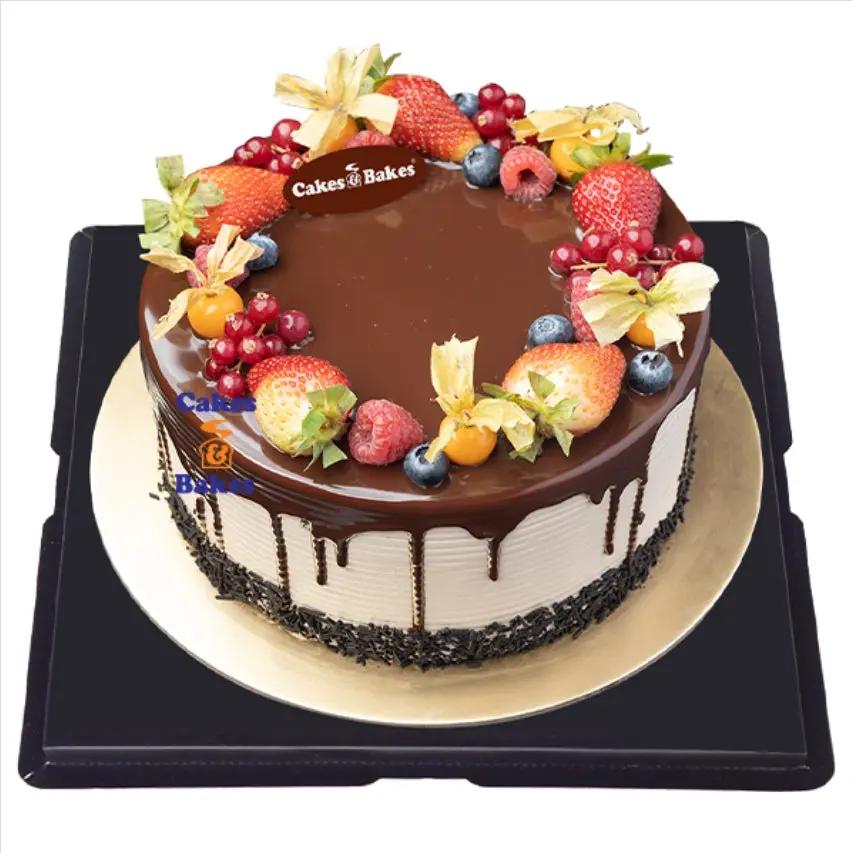 Raspberry Chocolate Drip Birthday Cake 1.5kg 1.5Kg