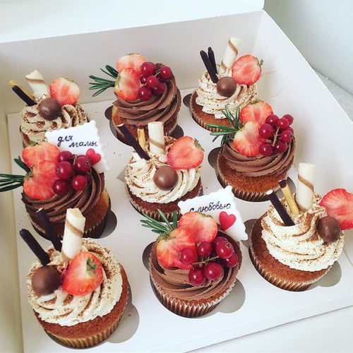 Chocolate Berries Cupcakes