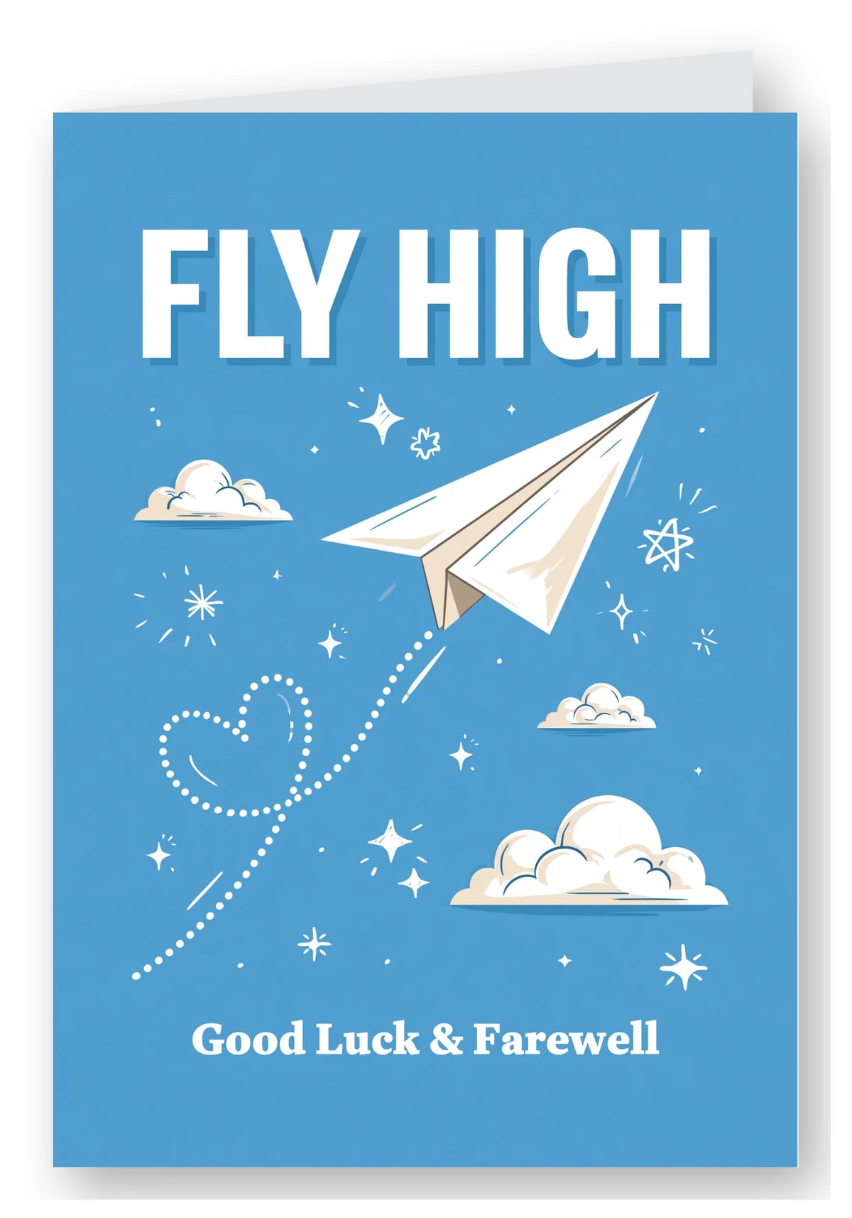 Fly High Good Luck & Farewell Card