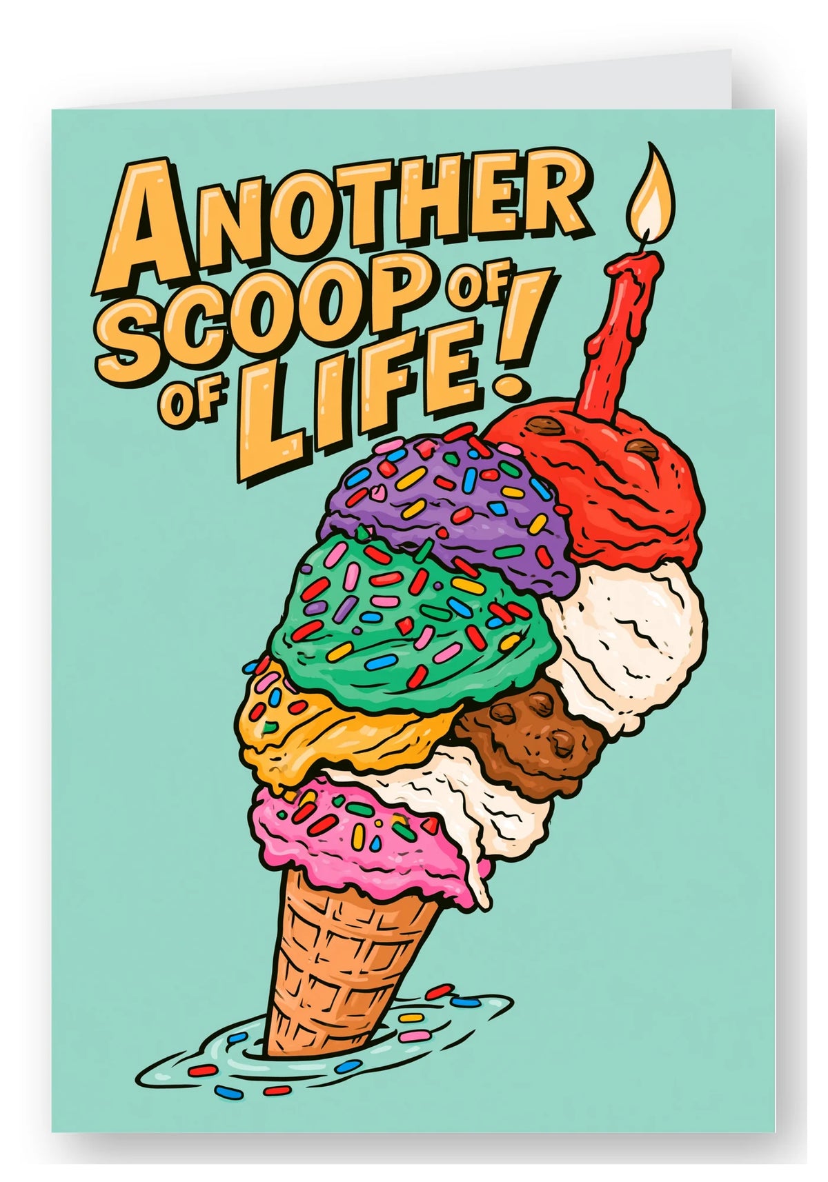 Another Scoop of Life Birthday Card - Comic