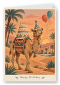Desert Camel Happy Birthday Card