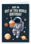Have an Out of This World Birthday Card - Cupcake
