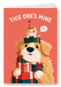 This One's Mine Birthday Card - Golden Retriever