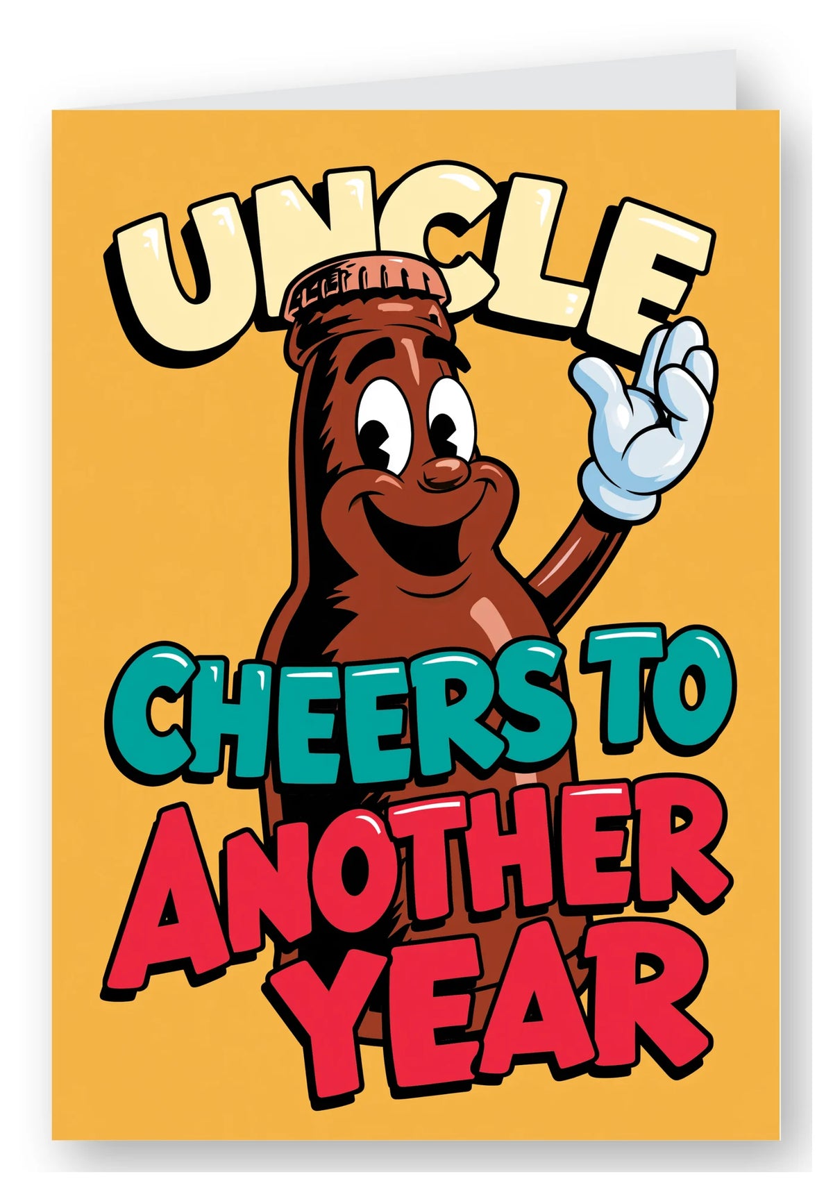 Uncle Cheers to Another Year Birthday Card