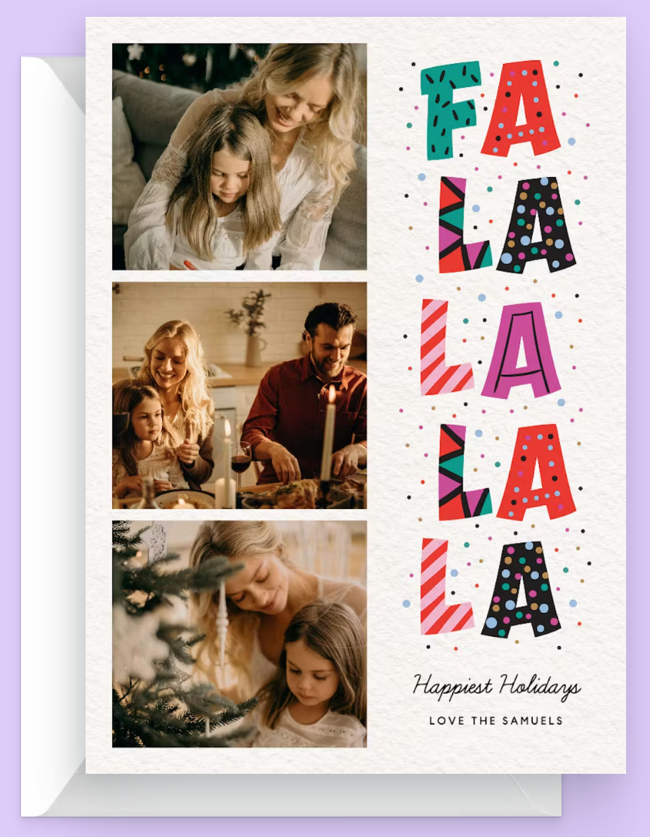 Seasonal Tunes Christmas card