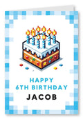 Mining Fun Happy Birthday Card