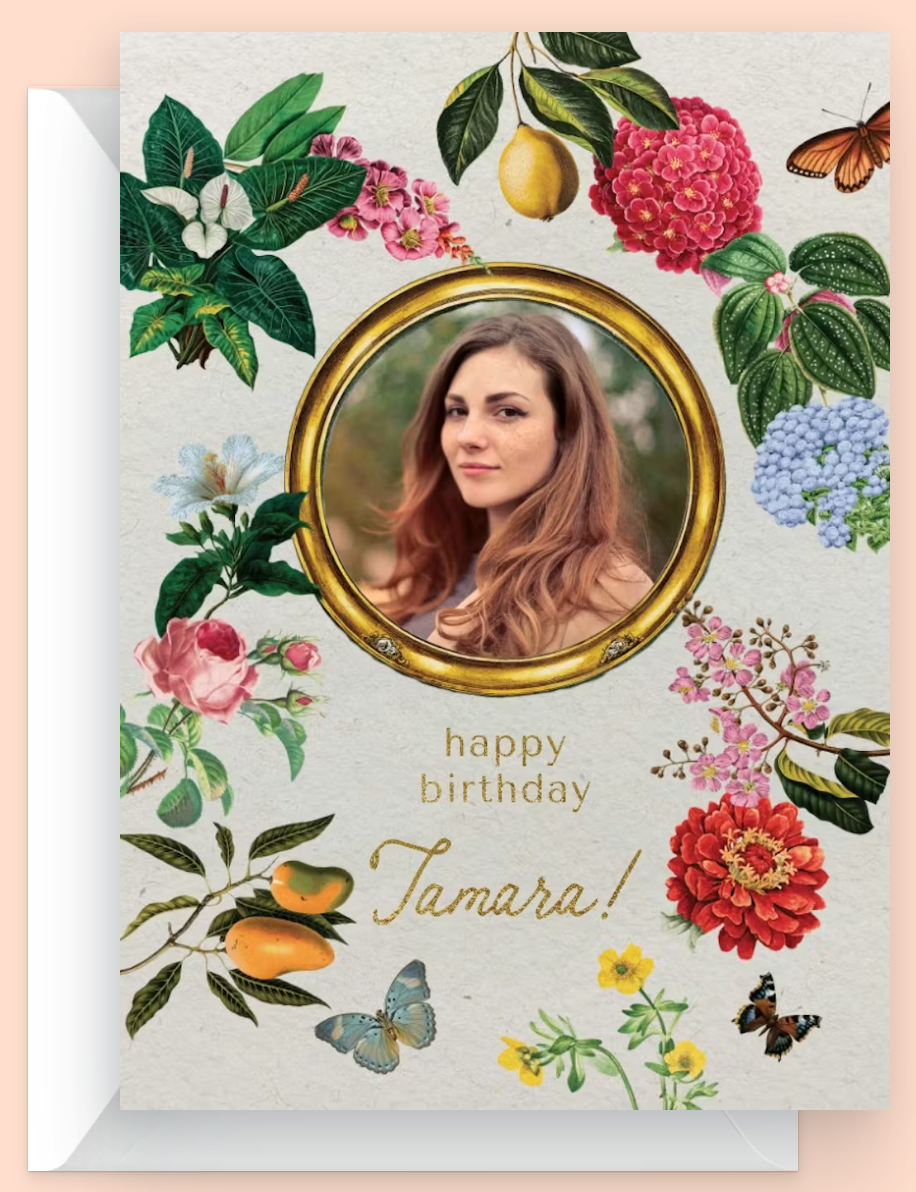 Birthday Magic Photo Happy birthday card