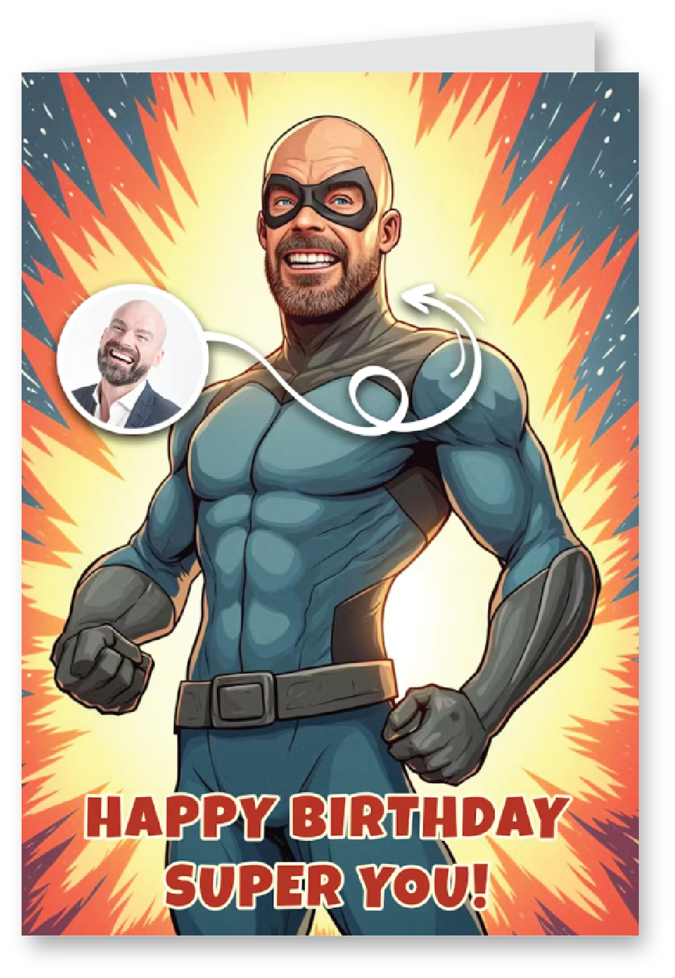 Super You - Ai Magic Photo Birthday Card