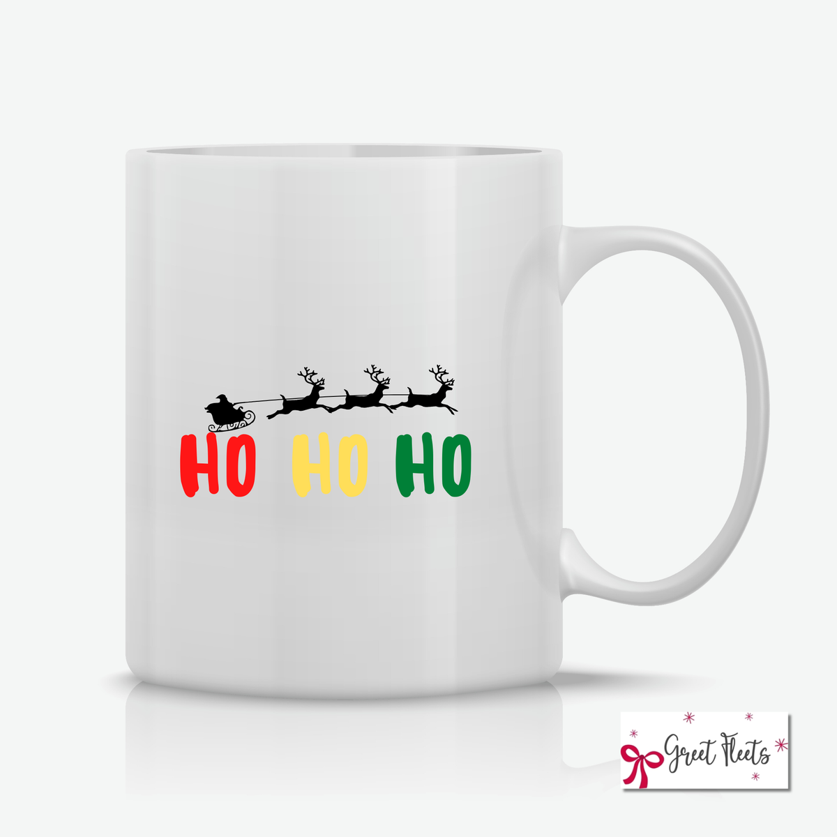 Funny HO HO HO Holiday Mug – Perfect Secret Santa Gift
