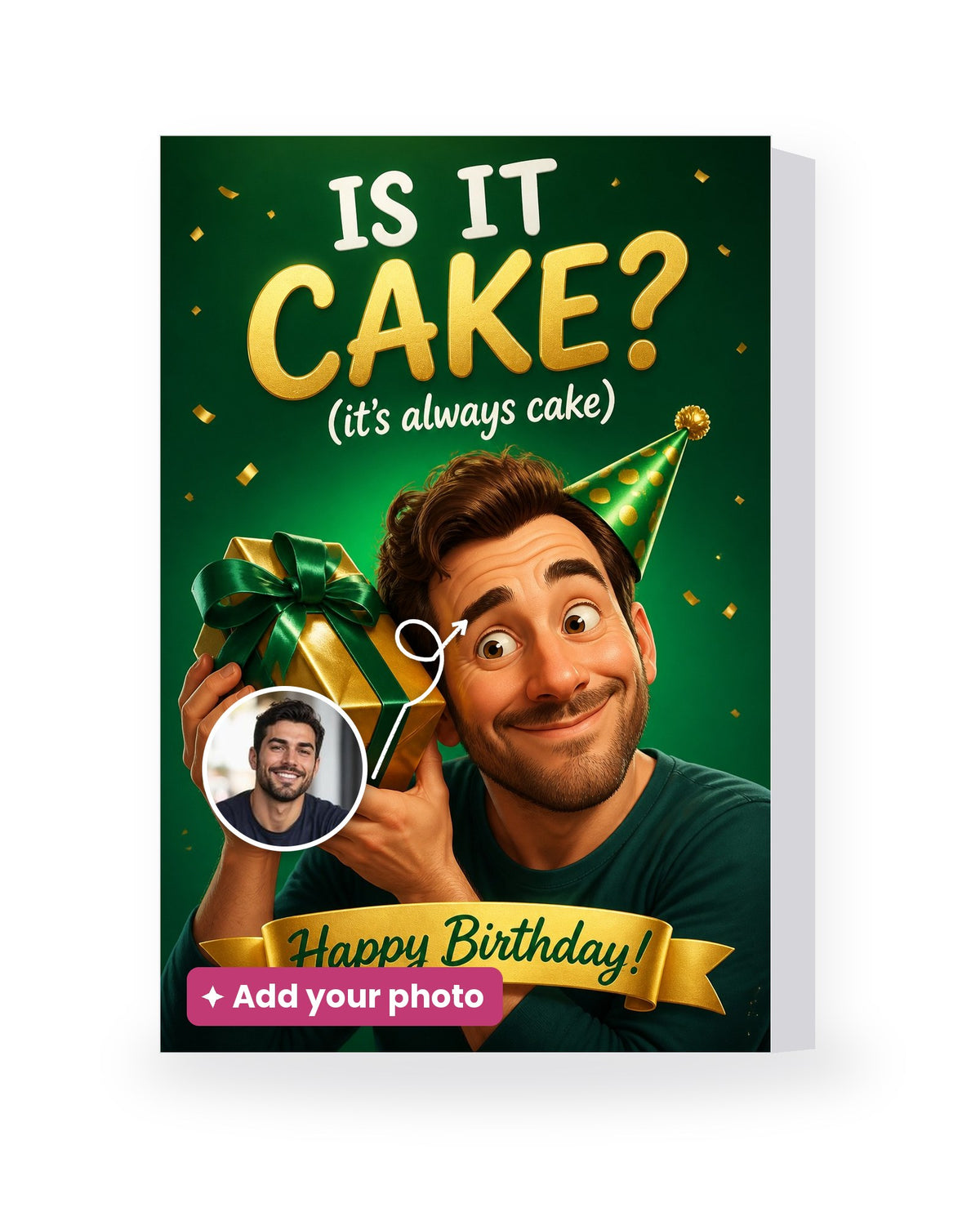 Is It Cake? – AI Face Card