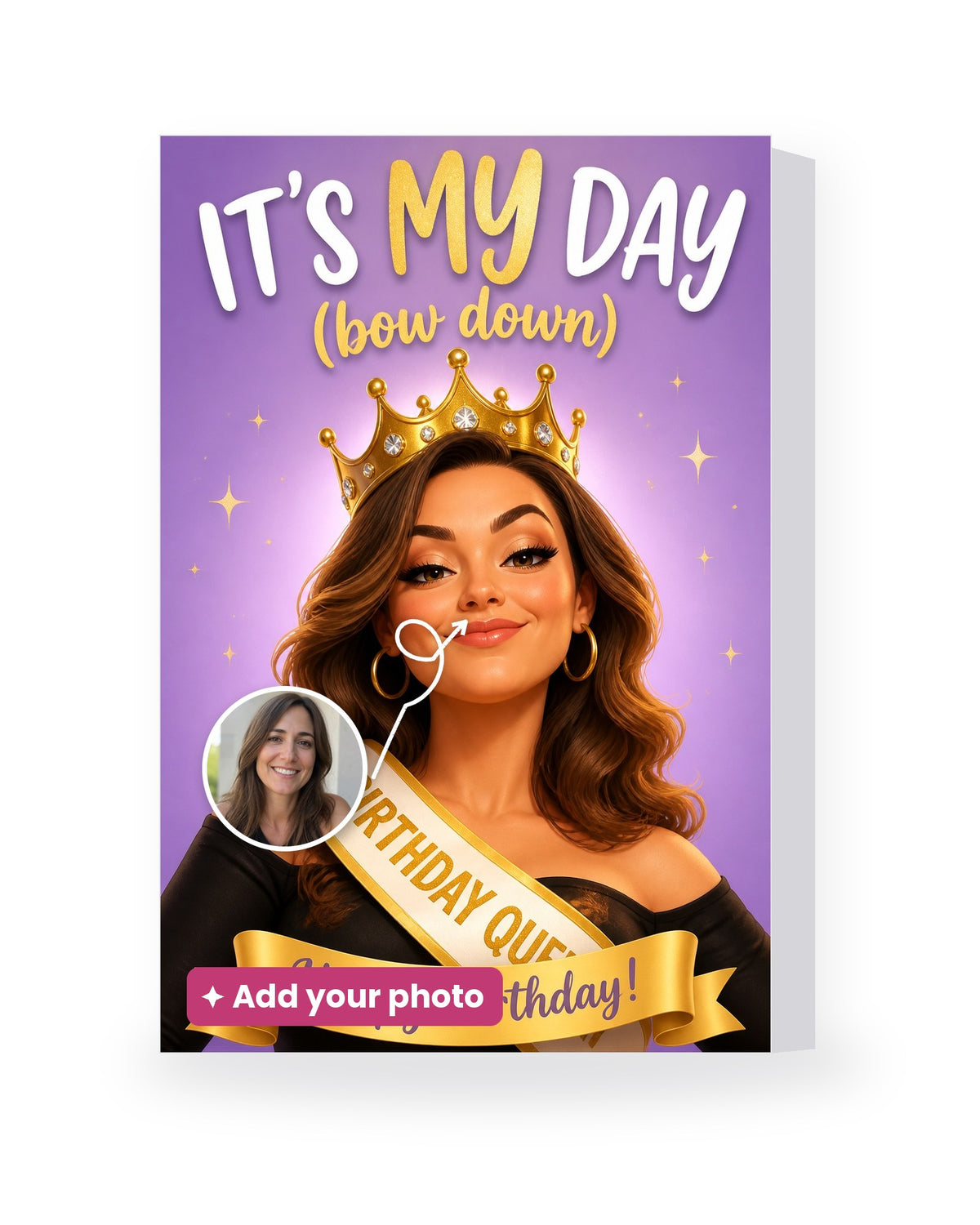 It's My Day – AI Face Card