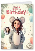 Koalaty - Ai Magic Photo Birthday Card