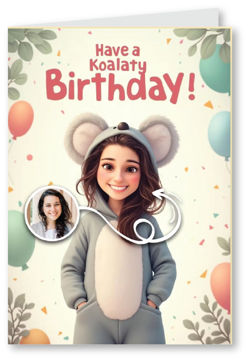 Koalaty - Ai Magic Photo Birthday Card