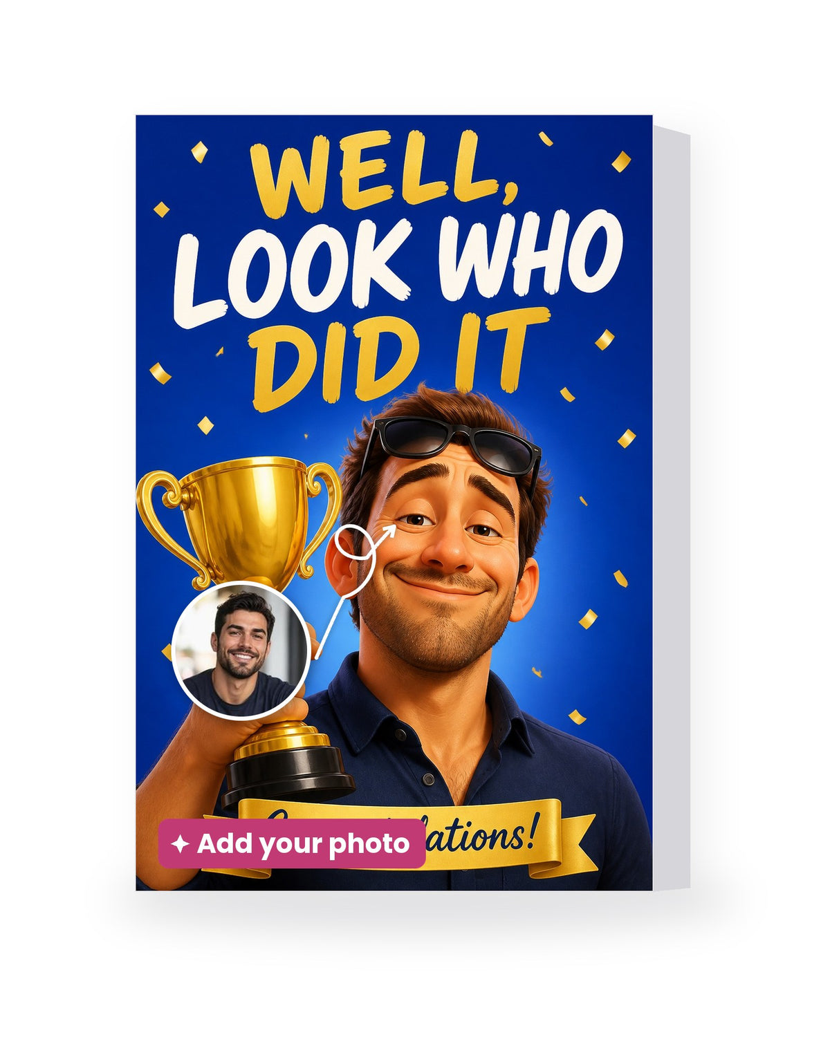 Well, Look Who Did It – AI Face Card