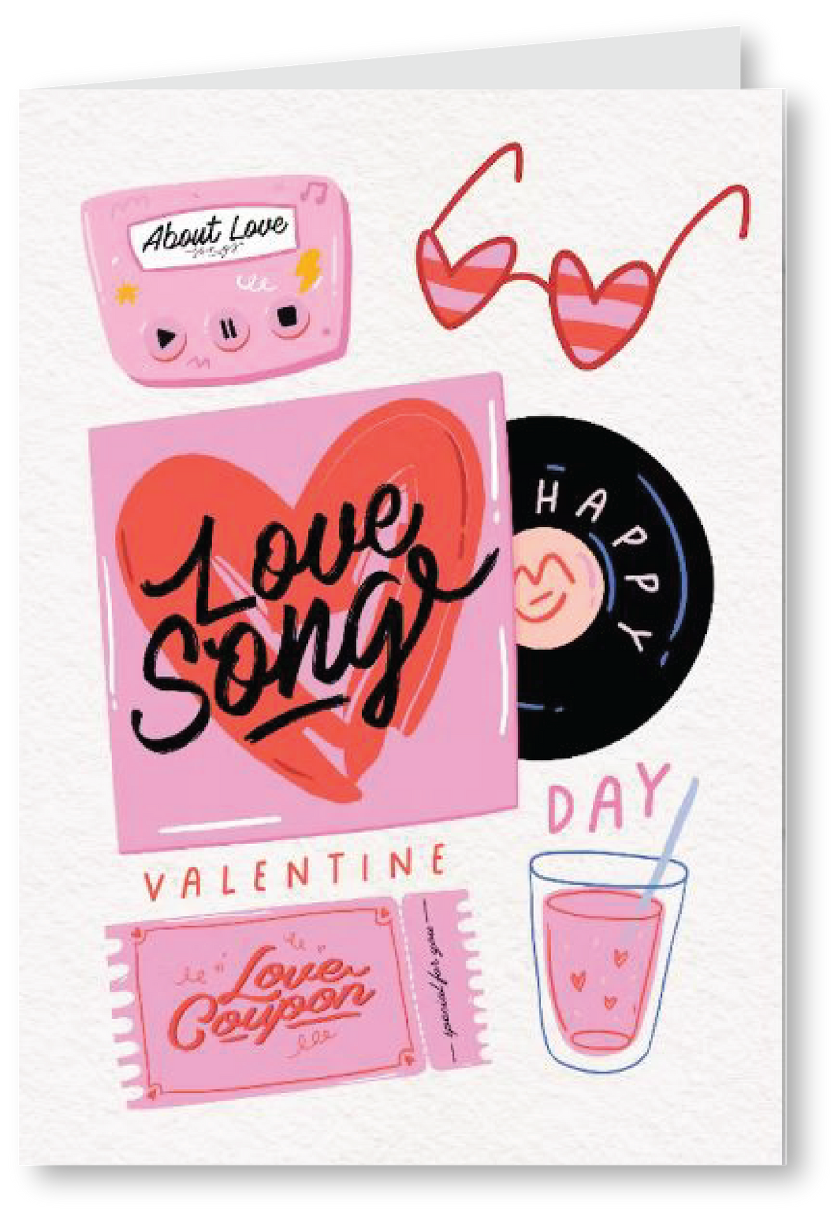 Love song - valentine's day card