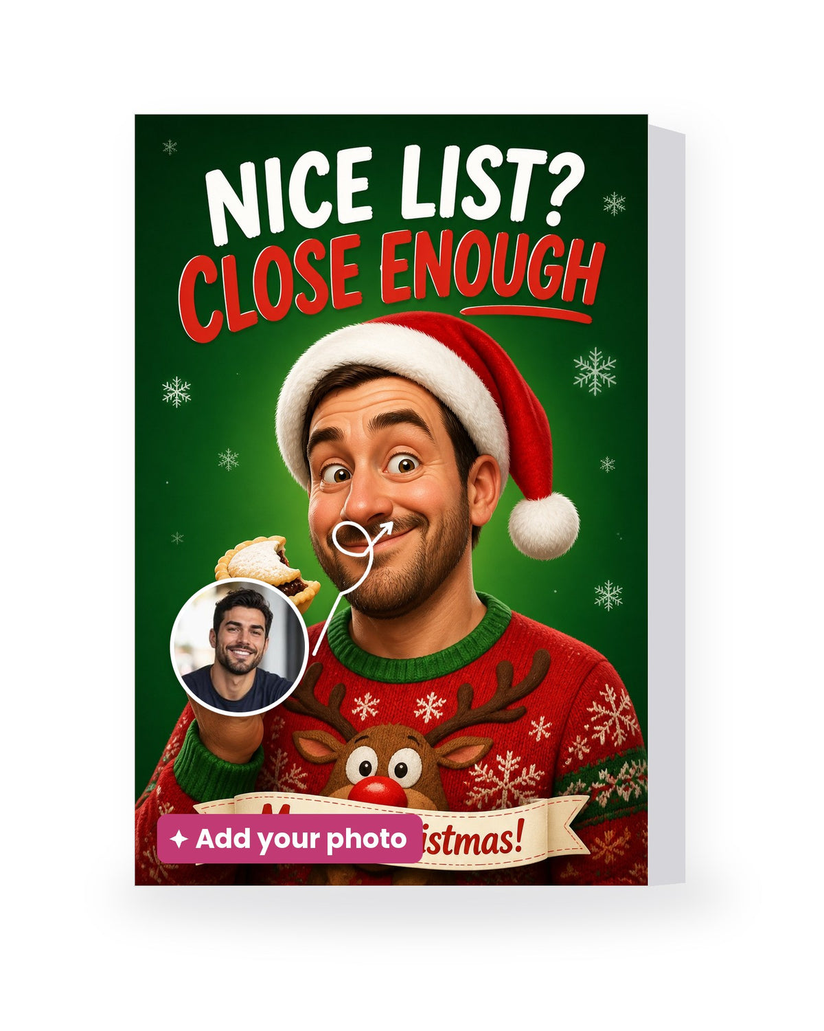 Nice List? Close Enough – AI Face Card